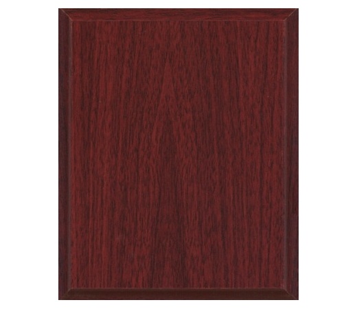 2:3 ratio blank wooden plaque (Dark Mahogany Stain) Oak, Flush Mounted
